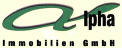 alpha Immobilien GmbH Logo (DPMA, 27.07.2005)