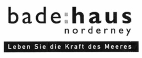 bade:haus norderney Logo (DPMA, 23.03.2006)