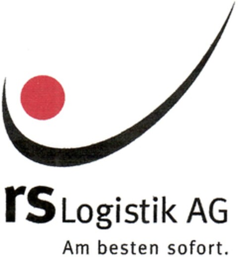rs Logistik AG Am besten sofort. Logo (DPMA, 01.06.2007)