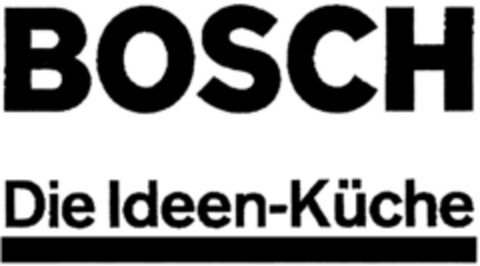 BOSCH Die Ideen-Küche Logo (DPMA, 23.05.1995)