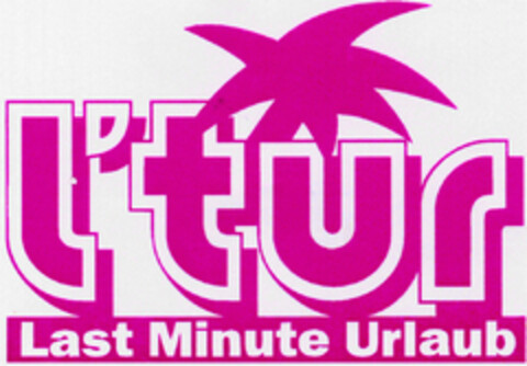 l'tur Last Minute Urlaub Logo (DPMA, 25.07.1996)