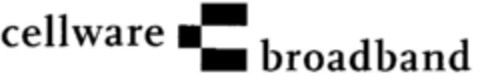 cellware broadband Logo (DPMA, 18.12.1996)