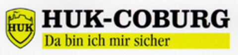 HUK HUK-COBURG  Da bin ich mir sicher Logo (DPMA, 06.04.1998)