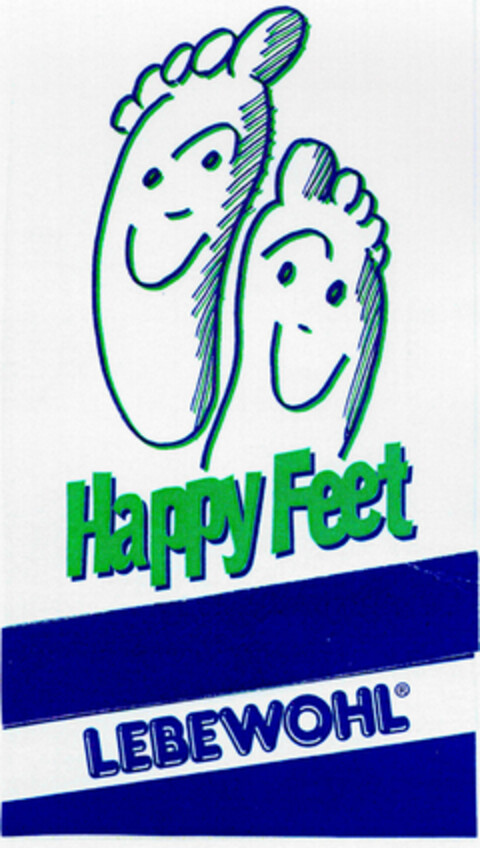 Happy Feet LEBEWOHL Logo (DPMA, 29.05.1998)