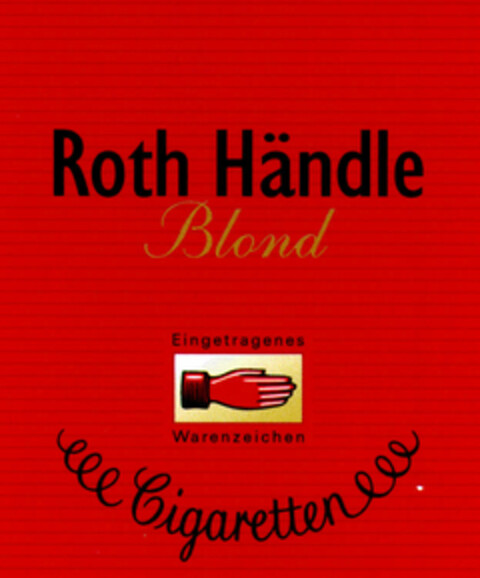 Roth Händle Blond Cigaretten Logo (DPMA, 07/22/1998)