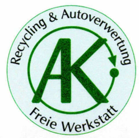 AK Recycling & Autoverwertung Logo (DPMA, 06.10.1998)