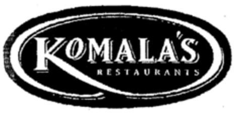 KOMALA'S RESTAURANTS Logo (DPMA, 21.04.1999)