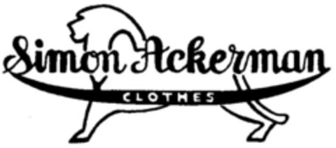 Simon Ackerman CLOTHES Logo (DPMA, 04.07.1964)