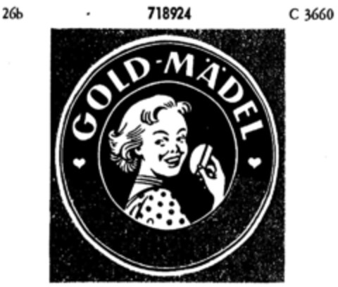 GOLD-MÄDEL Logo (DPMA, 13.06.1953)