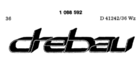 drebau Logo (DPMA, 18.07.1985)