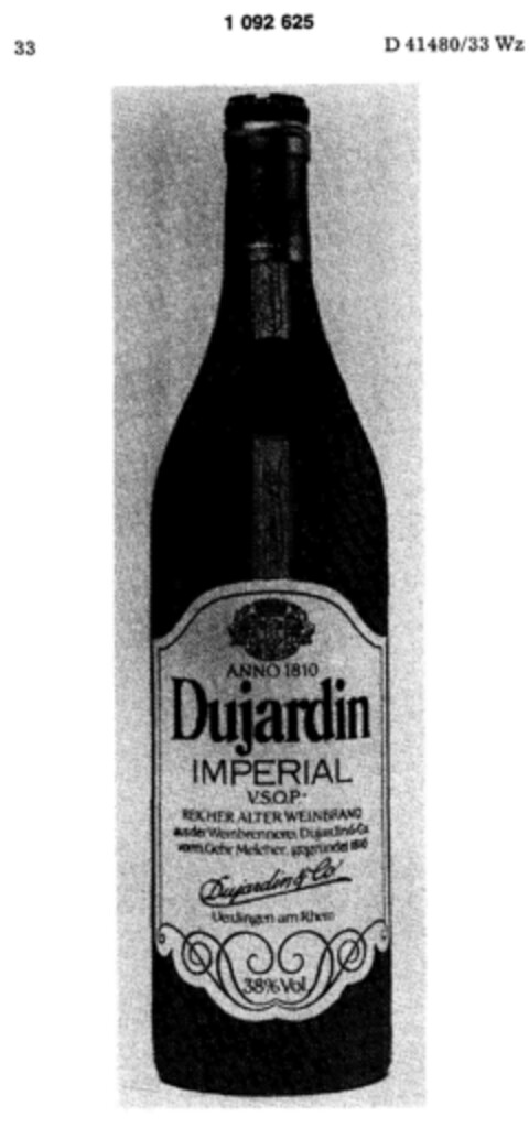 Dujardin IMPERIAL ANNO 1810 Logo (DPMA, 09/27/1985)