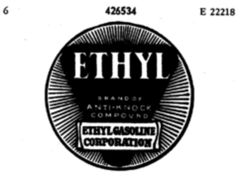 ETHYL ETHYL GASOLINE CORPORATION Logo (DPMA, 09.09.1930)