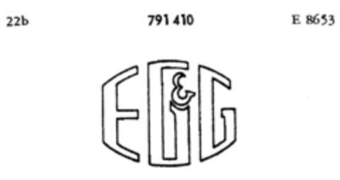 EG & G Logo (DPMA, 27.06.1962)