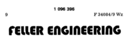 FELLER ENGINEERING Logo (DPMA, 10.12.1985)