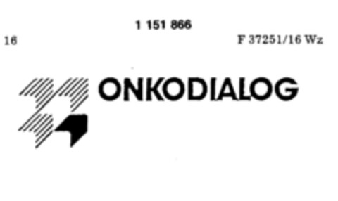 ONKODIALOG Logo (DPMA, 03/03/1989)