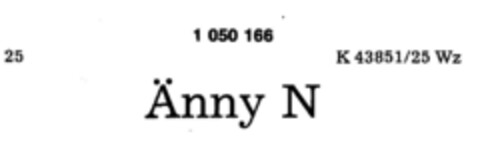 Änny N Logo (DPMA, 10/22/1981)