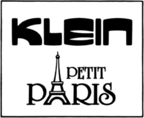 KLEIN PETIT PARIS Logo (DPMA, 22.08.1994)