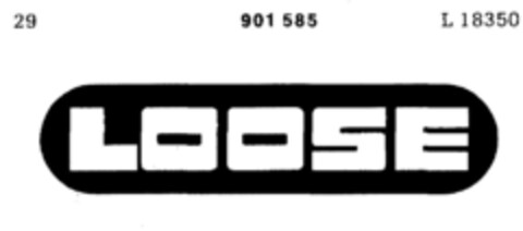 LOOSE Logo (DPMA, 04/13/1972)