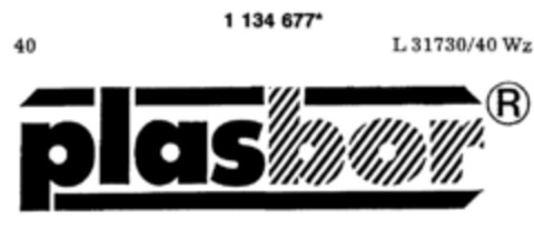 plasbor Logo (DPMA, 12/08/1988)