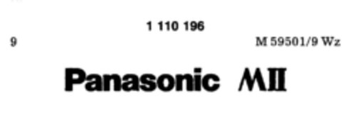 Panasonic MII Logo (DPMA, 29.10.1986)