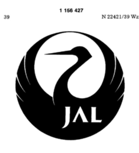JAL Logo (DPMA, 16.05.1989)