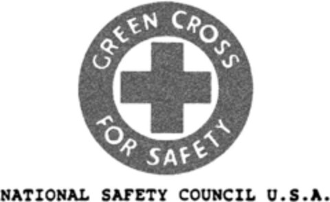 GREEN CROSS FOR SAFETY Logo (DPMA, 02/27/1993)