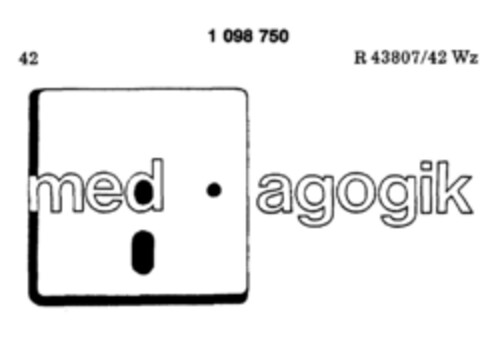 med agogik Logo (DPMA, 04.12.1985)