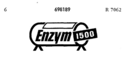 Enzym 1500 Logo (DPMA, 26.10.1954)
