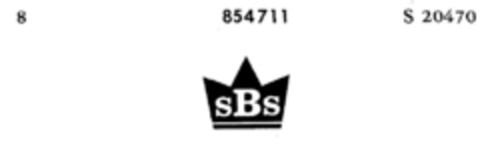 S B S Logo (DPMA, 04.11.1967)