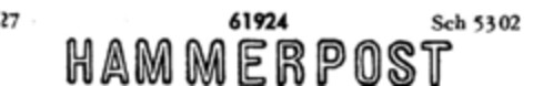 HAMMERPOST Logo (DPMA, 06.09.1902)