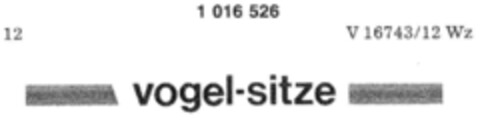 vogel-sitze Logo (DPMA, 16.08.1979)