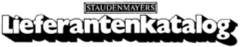 STAUDENMAYERS Lieferantenkatalog Logo (DPMA, 02/15/1994)