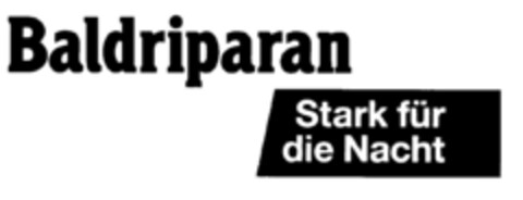 Baldriparan Stark für die Nacht Logo (DPMA, 10.03.2000)