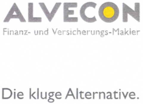 ALVECON Finanz- und Versicherungs-Makler Die kluge Alternative. Logo (DPMA, 10.09.2009)