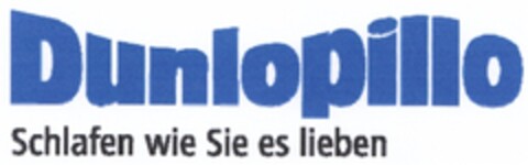 Dunlopillo Schlafen wie Sie es lieben Logo (DPMA, 10.09.2009)