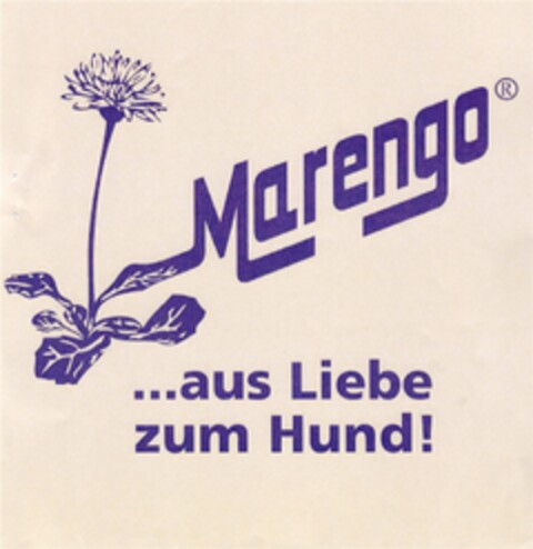 Marengo ...aus Liebe zum Hund! Logo (DPMA, 05/26/2010)