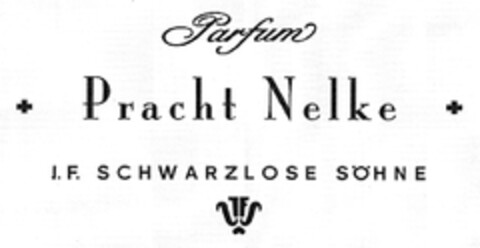 Pracht Nelke J.F. SCHWARZLOSE SÖHNE Logo (DPMA, 29.12.2010)