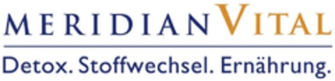 MERIDIAN VITAL Detox. Stoffwechsel. Ernährung. Logo (DPMA, 13.06.2014)