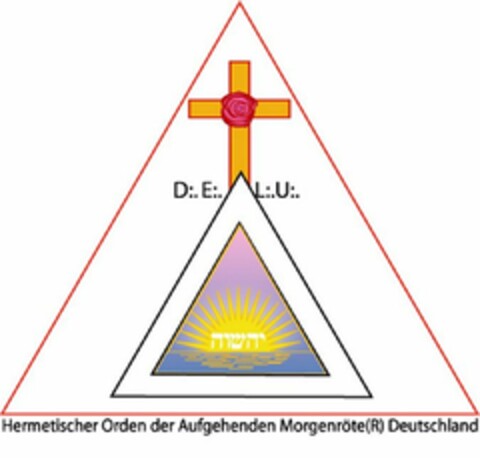 Hermetischer Orden der Aufgehenden Morgenröte(R) Deutschland Logo (DPMA, 06/04/2014)