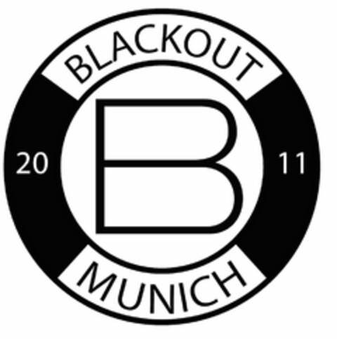 BLACKOUT MUNICH B 20 11 Logo (DPMA, 02/08/2016)