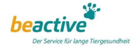 beactive Der Service für lange Tiergesundheit Logo (DPMA, 13.09.2017)