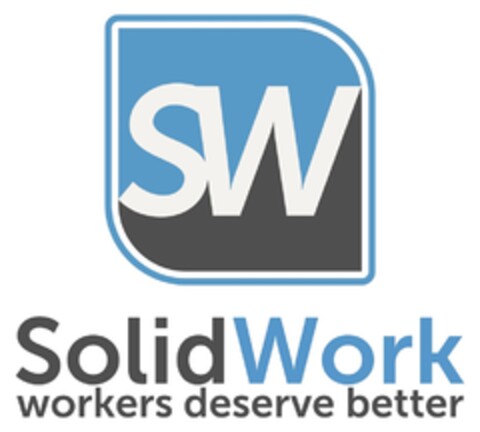 SW SolidWork workers deserve better Logo (DPMA, 03.07.2017)