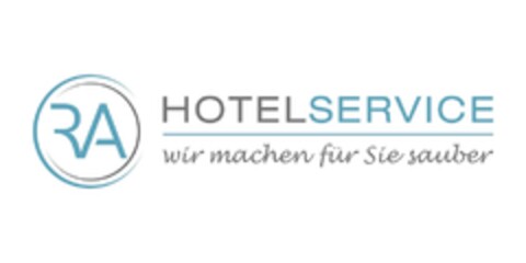 RA HOTELSERVICE wir machen für Sie sauber Logo (DPMA, 19.08.2017)