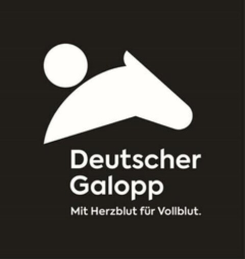 Deutscher Galopp Mit Herzblut für Vollblut. Logo (DPMA, 20.12.2019)