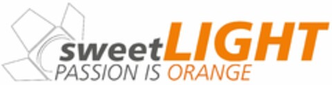 sweetLIGHT PASSION IS ORANGE Logo (DPMA, 31.07.2020)