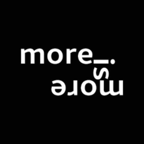 more is more Logo (DPMA, 22.03.2021)