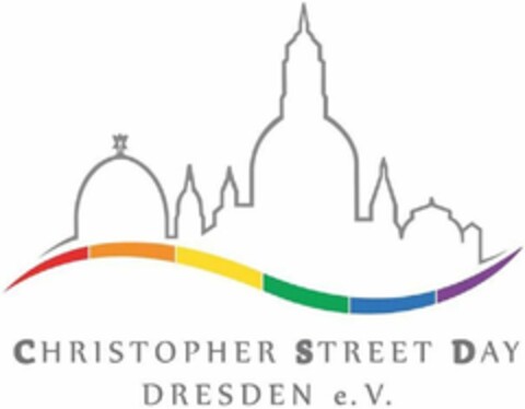 CHRISTOPHER STREET DAY DRESDEN e. V. Logo (DPMA, 12.07.2022)