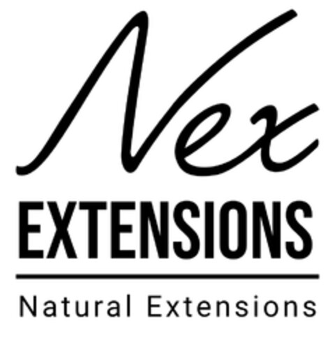 Nex EXTENSIONS Natural Extensions Logo (DPMA, 29.02.2024)