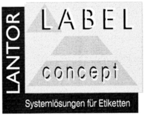 LABEL concept LANTOR Systemlösungen für Etiketten Logo (DPMA, 09/19/2002)