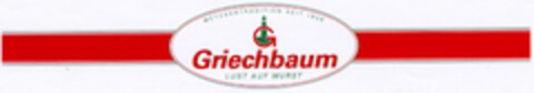 Griechbaum LUST AUF WURST Metzgertradition seit 1928 Logo (DPMA, 06/05/2003)